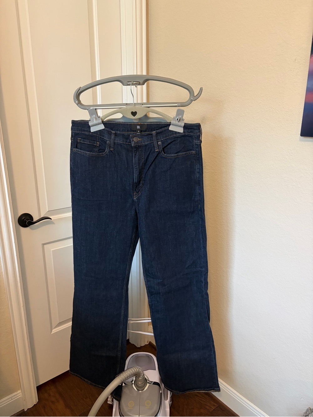 Banana Republic Dark Indigo Wide Leg Jeans